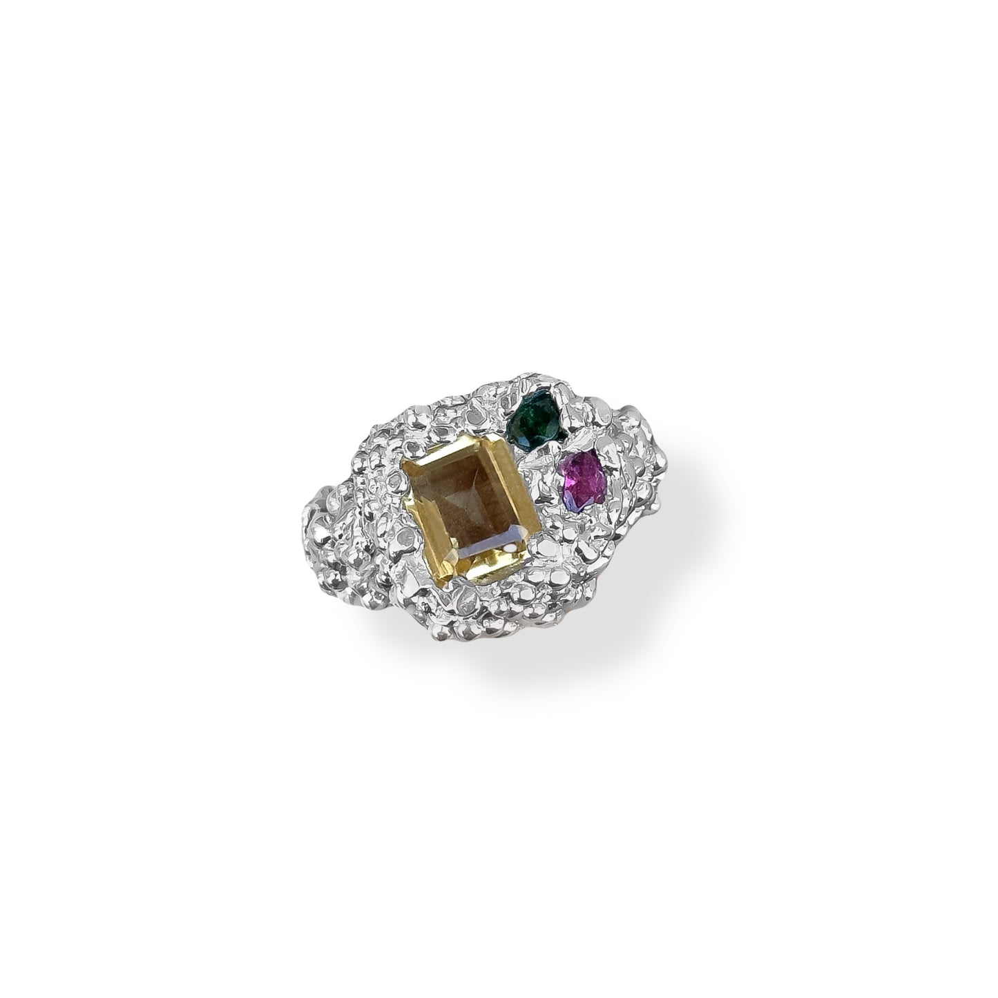 Yellow Stone Premade Ring