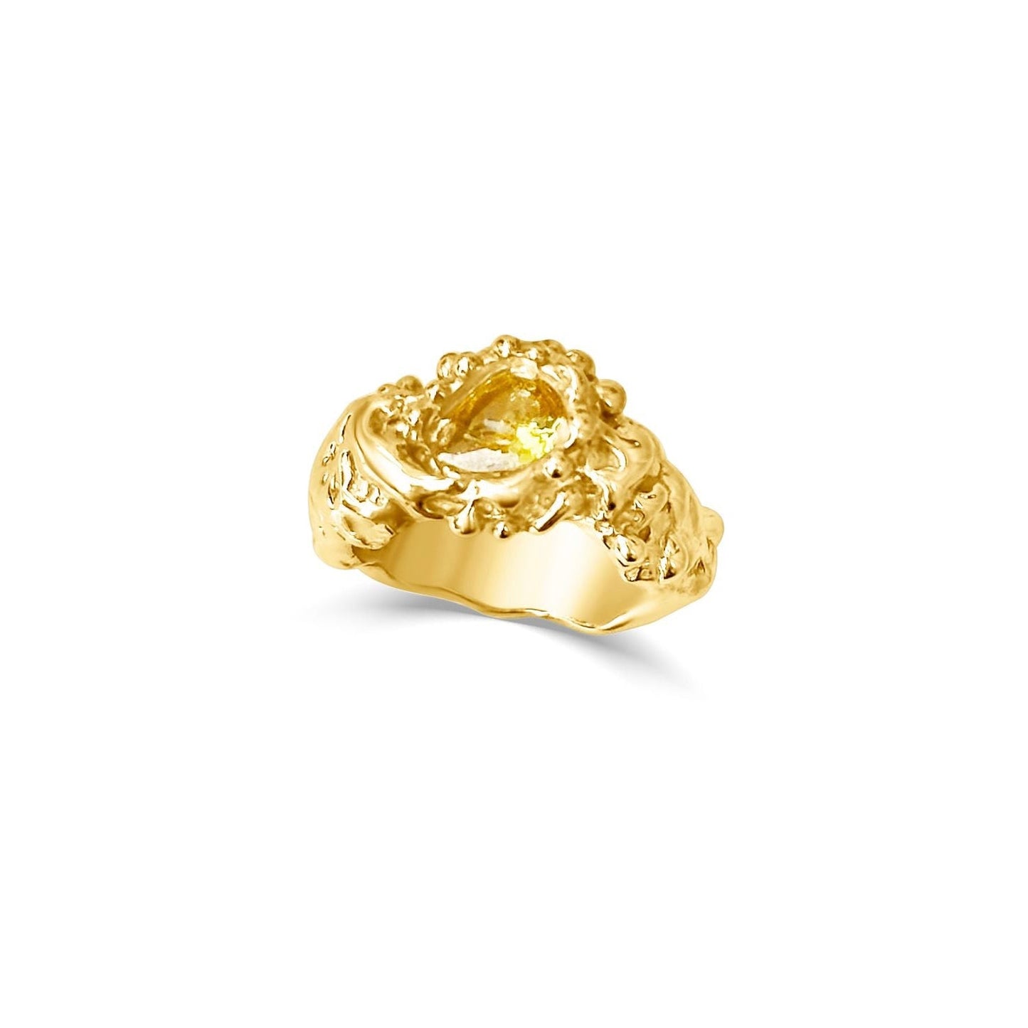 Yellow Premade Ring