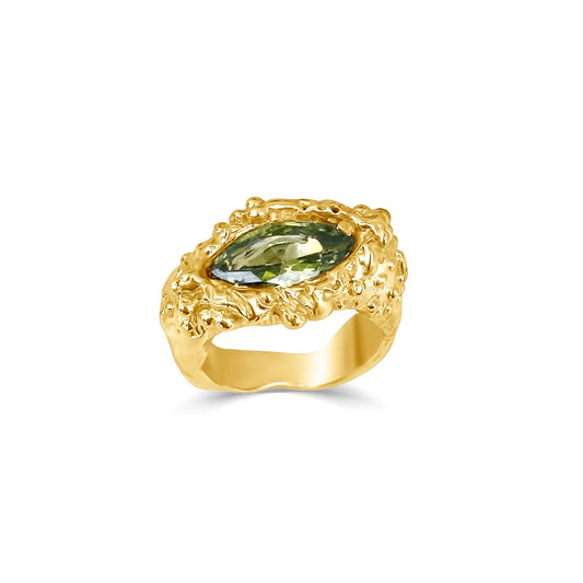 Green Premade Ring