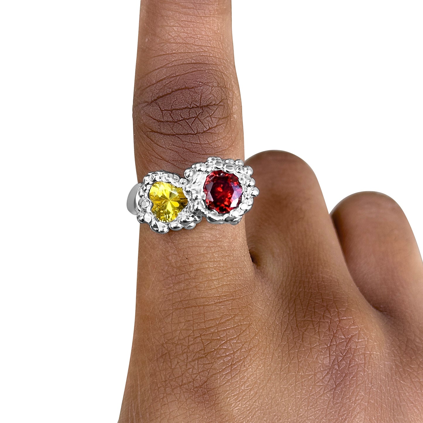 Red & Yellow Premade Ring